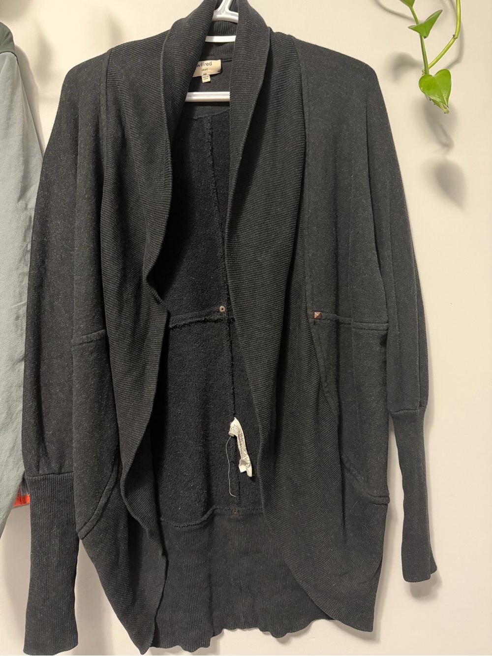 Wilfred Open Front Cardigan with Stud Detail
